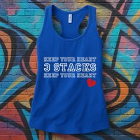 Heartbreak Keep Your Heart Three Stacks Womens Tank Top
