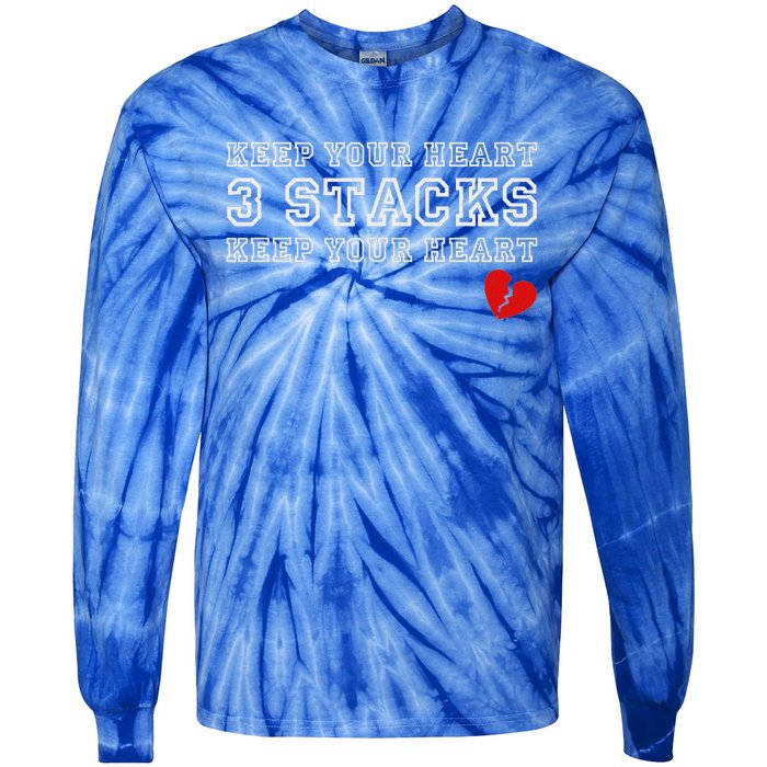 Heartbreak Keep Your Heart Three Stacks Tie-Dye Long Sleeve Shirt