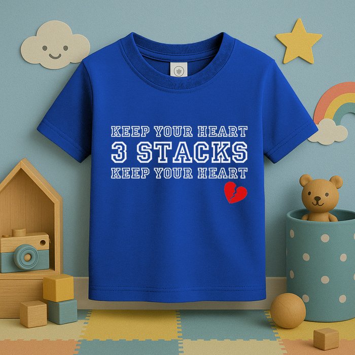 Heartbreak Keep Your Heart Three Stacks Toddler T-Shirt
