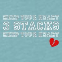 Heartbreak Keep Your Heart Three Stacks Sueded Cloud Jersey T-Shirt