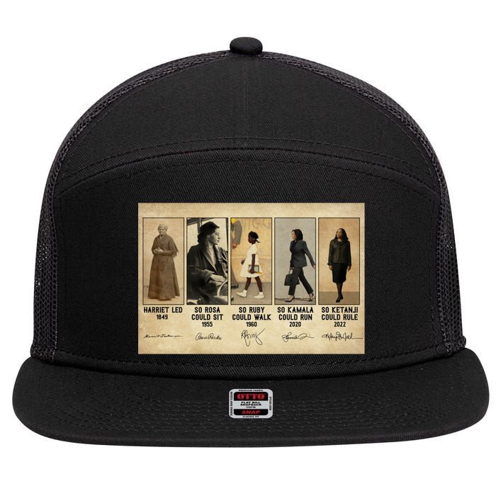 Harriet Led 1849 So Rosa Could Sit 1955 So Ru 7 Panel Mesh Trucker Snapback Hat