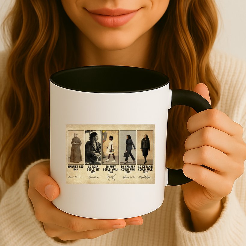 Harriet Led 1849 So Rosa Could Sit 1955 So Ru Mug