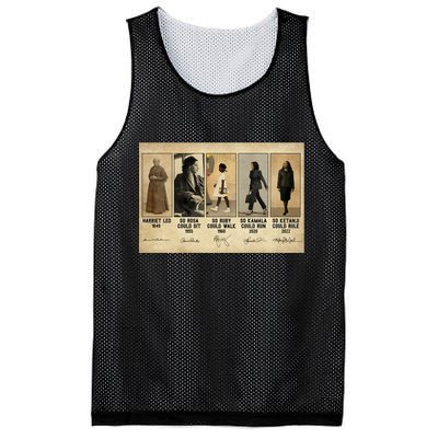Harriet Led 1849 So Rosa Could Sit 1955 So Ru Mesh Reversible Basketball Jersey Tank