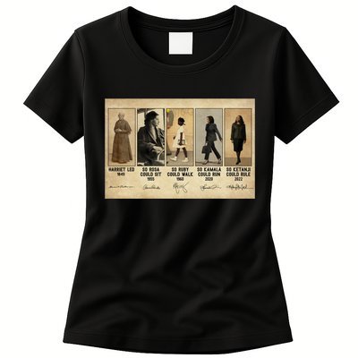 Harriet Led 1849 So Rosa Could Sit 1955 So Ru Womens T-Shirt