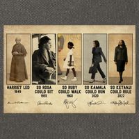 Harriet Led 1849 So Rosa Could Sit 1955 So Ru Cotton Canvas Backpack
