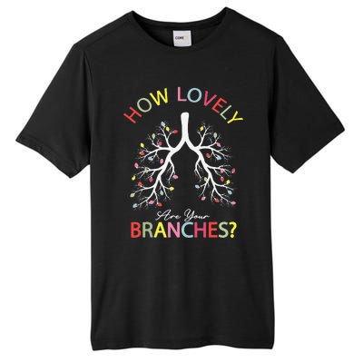 How Lovely Are Your Branches Xmas Lung Christmas Pajamas Tall Fusion ChromaSoft Performance T-Shirt