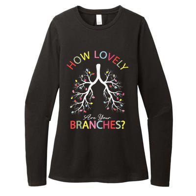 How Lovely Are Your Branches Xmas Lung Christmas Pajamas Womens CVC Long Sleeve Shirt