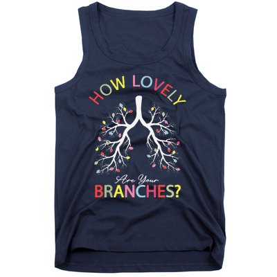 How Lovely Are Your Branches Xmas Lung Christmas Pajamas Tank Top