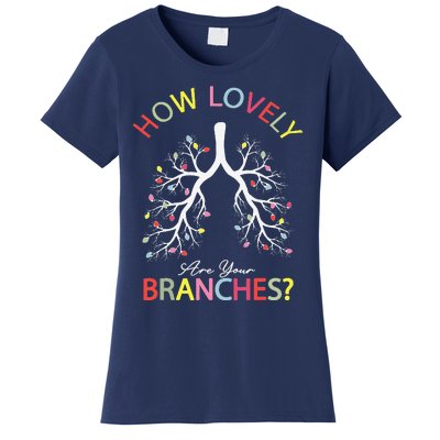 How Lovely Are Your Branches Xmas Lung Christmas Pajamas Women's T-Shirt