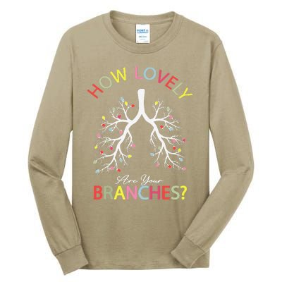 How Lovely Are Your Branches Xmas Lung Christmas Pajamas Tall Long Sleeve T-Shirt