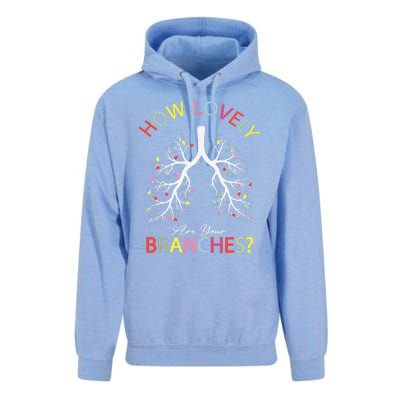 How Lovely Are Your Branches Xmas Lung Christmas Pajamas Unisex Surf Hoodie