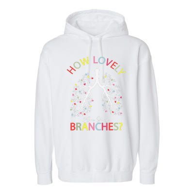 How Lovely Are Your Branches Xmas Lung Christmas Pajamas Garment-Dyed Fleece Hoodie