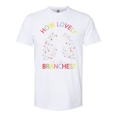 How Lovely Are Your Branches Xmas Lung Christmas Pajamas Softstyle CVC T-Shirt