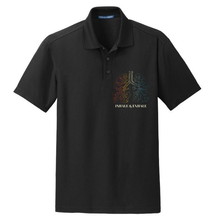 Human Lungs Anatomy Inhale Oxygen And Exhale Carbon Dioxide Dry Zone Grid Polo