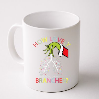 How Lovely Are Your Branches Xmas Lung Christmas Pajamas Coffee Mug