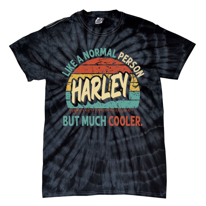 Harley Like A Normal Person But Much Cooler Vintage Tie-Dye T-Shirt