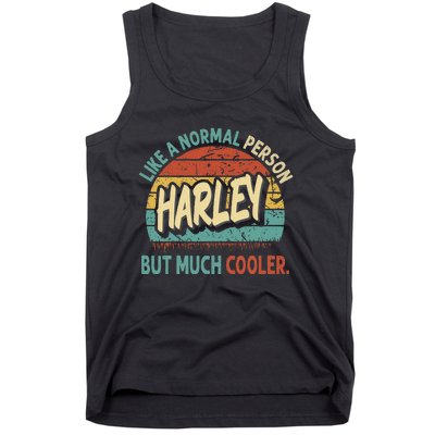 Harley Like A Normal Person But Much Cooler Vintage Tank Top