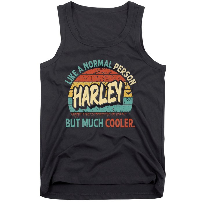 Harley Like A Normal Person But Much Cooler Vintage Tank Top