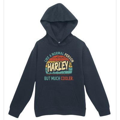 Harley Like A Normal Person But Much Cooler Vintage Urban Pullover Hoodie