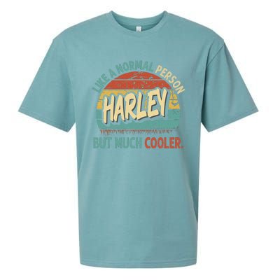 Harley Like A Normal Person But Much Cooler Vintage Sueded Cloud Jersey T-Shirt