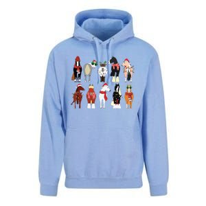 Horse Lover Animal Christmas Farm Animals Funny Unisex Surf Hoodie