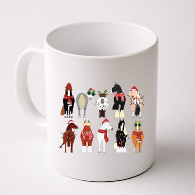 Horse Lover Animal Christmas Farm Animals Funny Coffee Mug