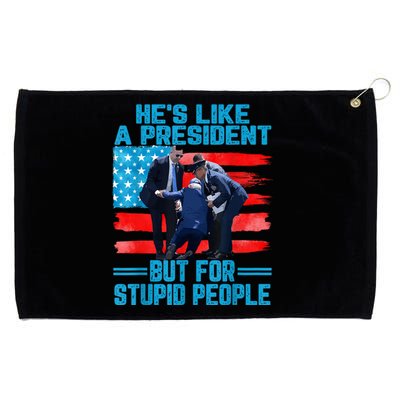 Hes Like A President But For Stupid People Biden Falling Grommeted Golf Towel