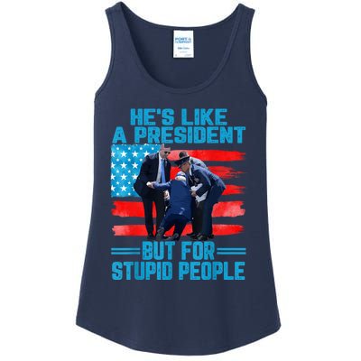 Hes Like A President But For Stupid People Biden Falling Ladies Essential Tank