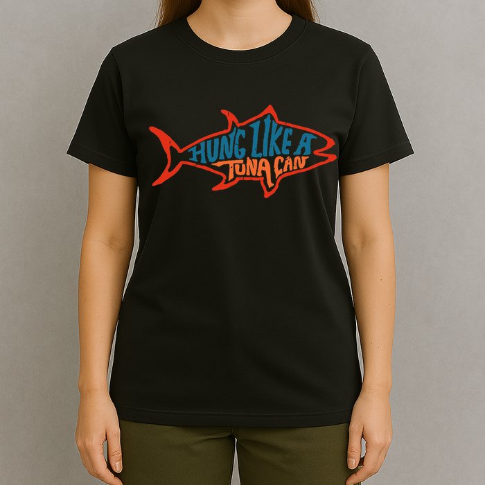Hung Like A Tuna Can Funny Retro T-Shirt