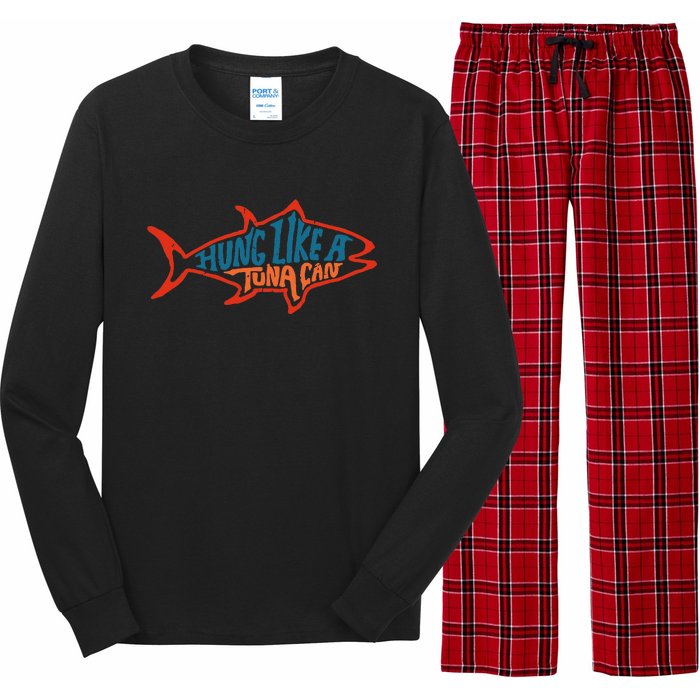 Hung Like A Tuna Can Funny Retro Long Sleeve Pajama Set