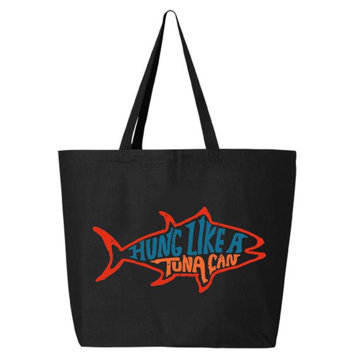 Hung Like A Tuna Can Funny Retro 25L Jumbo Tote