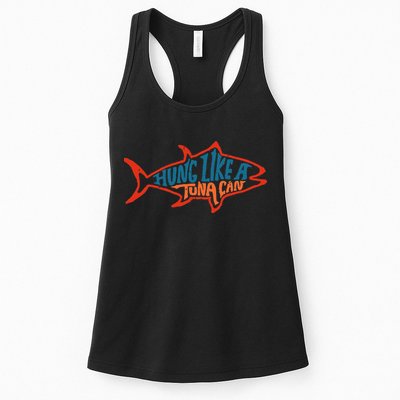 Hung Like A Tuna Can Funny Retro Womens Tank Top