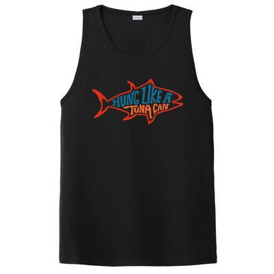 Hung Like A Tuna Can Funny Retro PosiCharge Competitor Tank