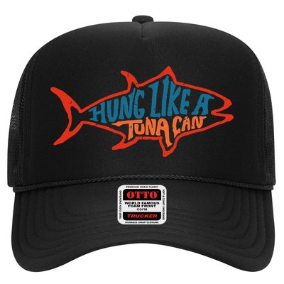 Hung Like A Tuna Can Funny Retro Trucker Hat