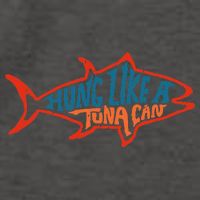 Hung Like A Tuna Can Funny Retro Vector Backpack