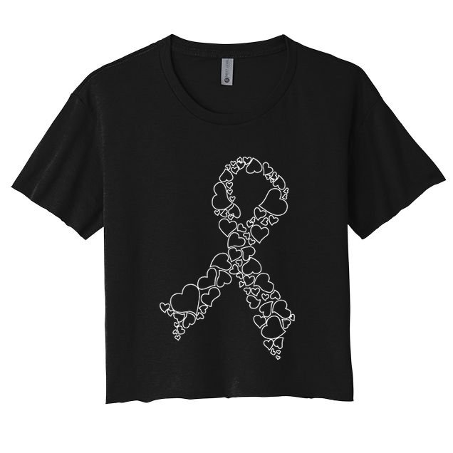 Heart Leukemia Awareness Month We Wear Orange Hope Support Crop Top