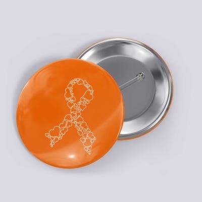Heart Leukemia Awareness Month We Wear Orange Hope Support Button