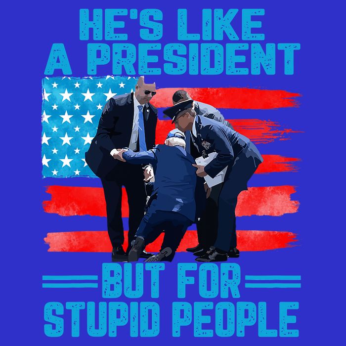 Hes Like A President But For Stupid People Biden Falling Toddler T-Shirt