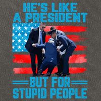 Hes Like A President But For Stupid People Biden Falling Cotton Canvas Backpack