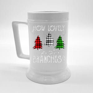 How Lovely Are Your Branches Merry Christmas Tree Xmas Beer Stein