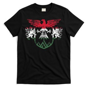 Hungary Lions And Eagle Symbol Hungarian Flag T-Shirt