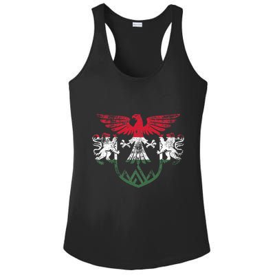 Hungary Lions And Eagle Symbol Hungarian Flag Ladies PosiCharge Competitor Racerback Tank