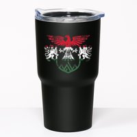Hungary Lions And Eagle Symbol Hungarian Flag Tumbler