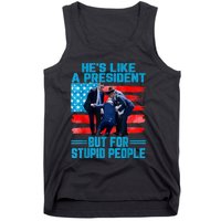 Hes Like A President But For Stupid People Biden Falling Tank Top