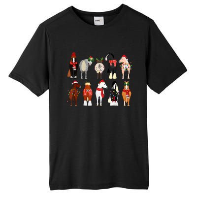 Horse Lover Animal Christmas Farm Animals Funny Horse Farmer Tall Fusion ChromaSoft Performance T-Shirt