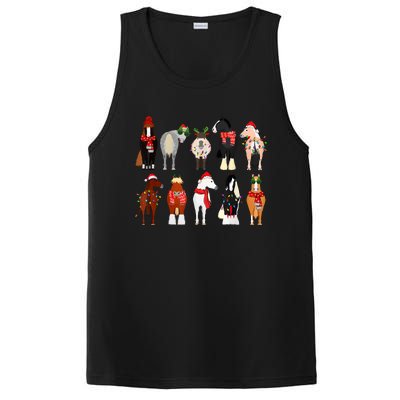 Horse Lover Animal Christmas Farm Animals Funny Horse Farmer PosiCharge Competitor Tank