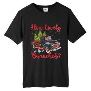 How Lovely Are Your Branches Car Xmas Red Truck Christmas Tall Fusion ChromaSoft Performance T-Shirt