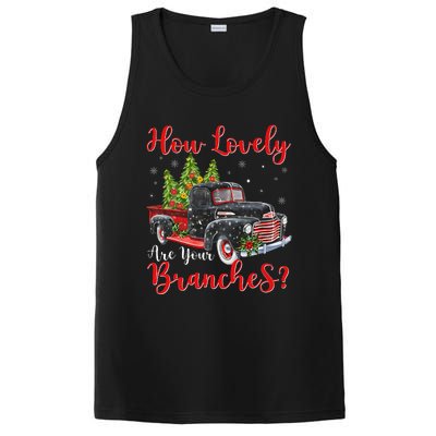 How Lovely Are Your Branches Car Xmas Red Truck Christmas PosiCharge Competitor Tank