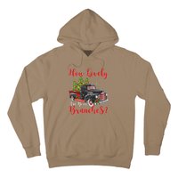 How Lovely Are Your Branches Car Xmas Red Truck Christmas Hoodie