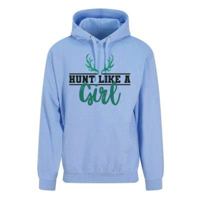 Hunt Like A Funny Deer Hunter Camo Print Hunting Lover Gift Unisex Surf Hoodie